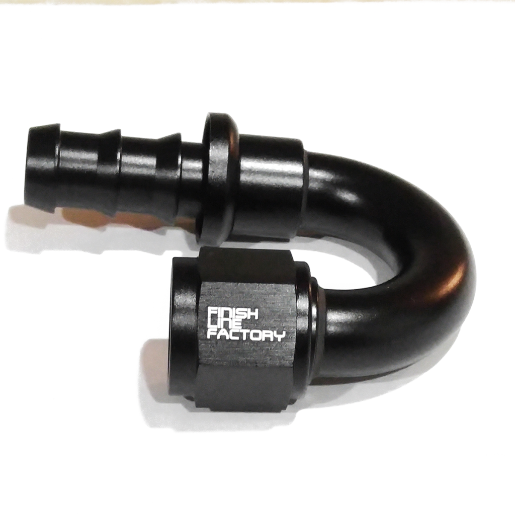 Swivel Hose End 120 Degree AN FLF Racing Supply