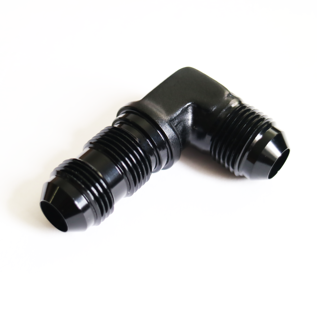 Bulkhead Adapter 90 Degree AN FLF Racing Supply
