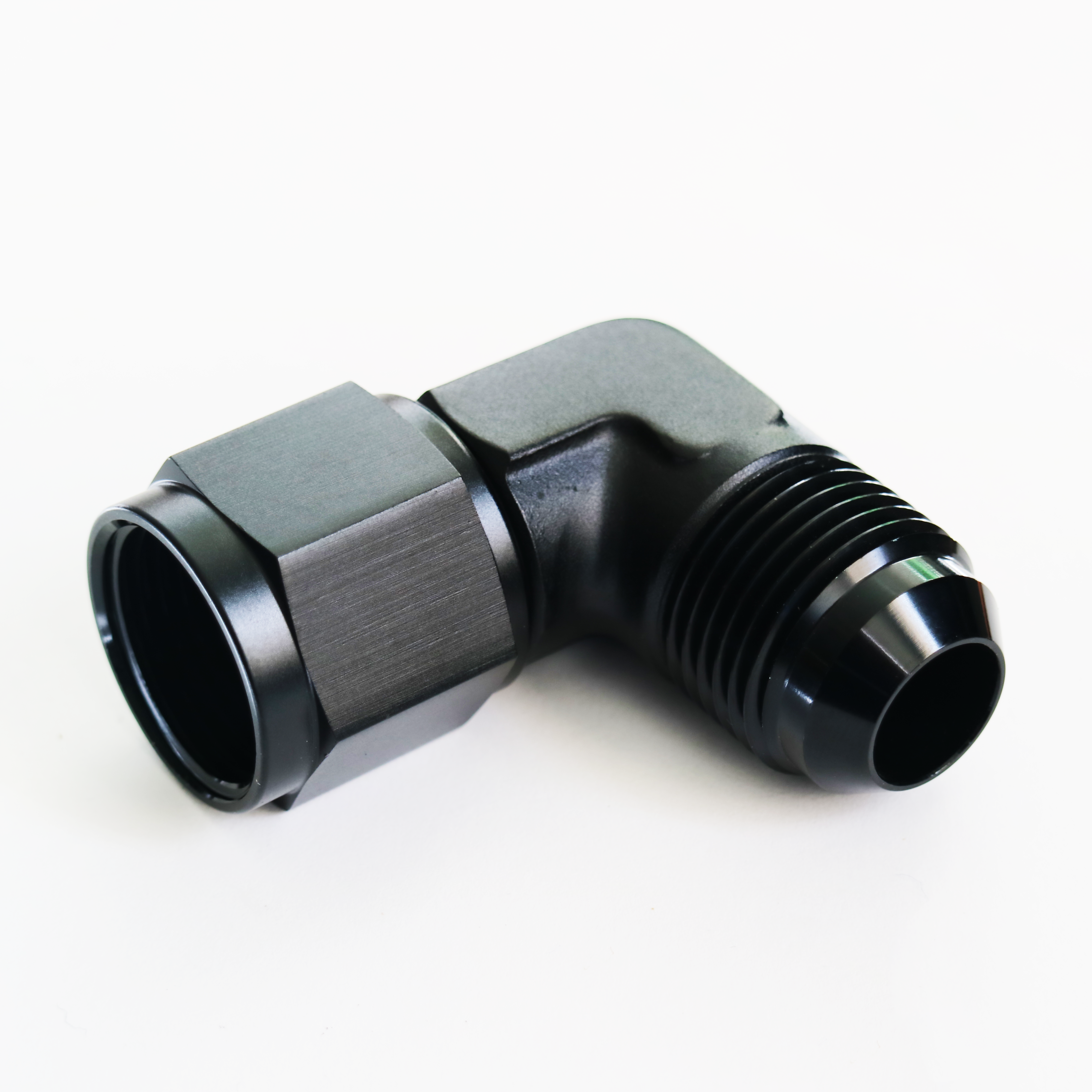 RASTP Aluminum 10AN Straight PTFE Hose End Fitting Only For Ptfe Nylon Stainless Steel Braided Oil Fuel Line Black