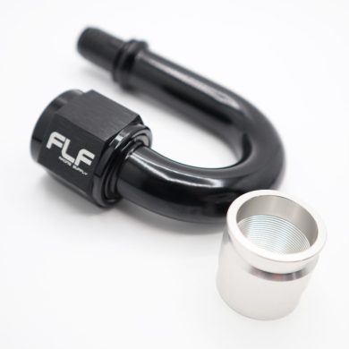 Crimp-On AN PTFE Hose End - 180 Degree